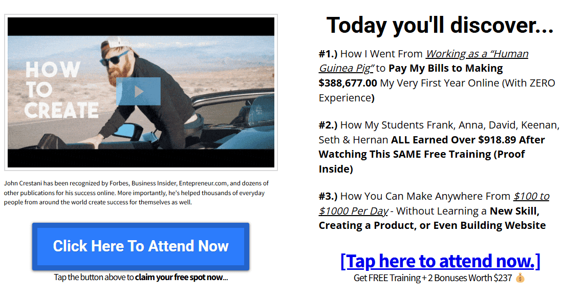 Make money online