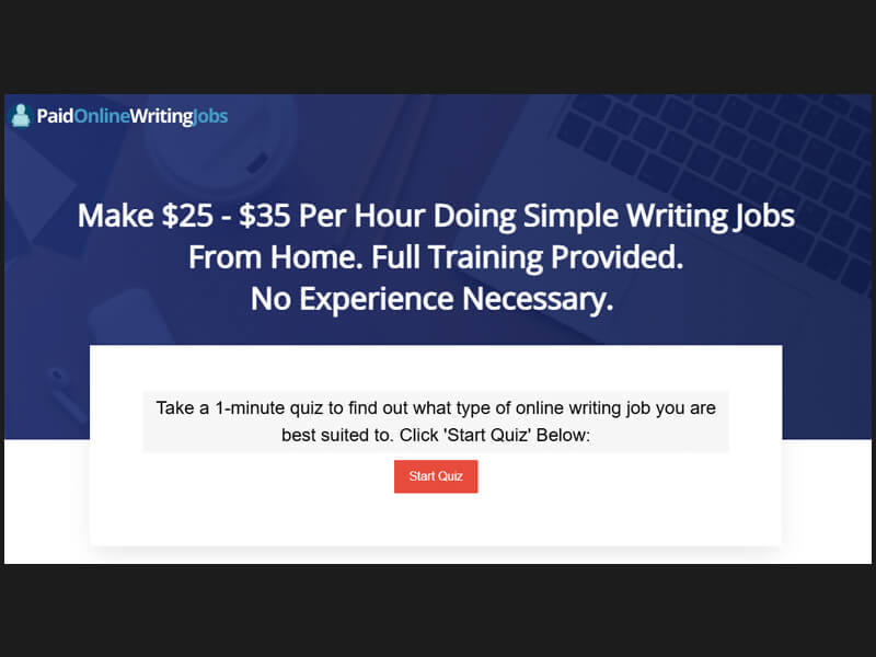 Online writing jobs